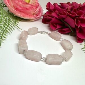 NEW⚜️ Rose Quartz Gemstone Bracelet